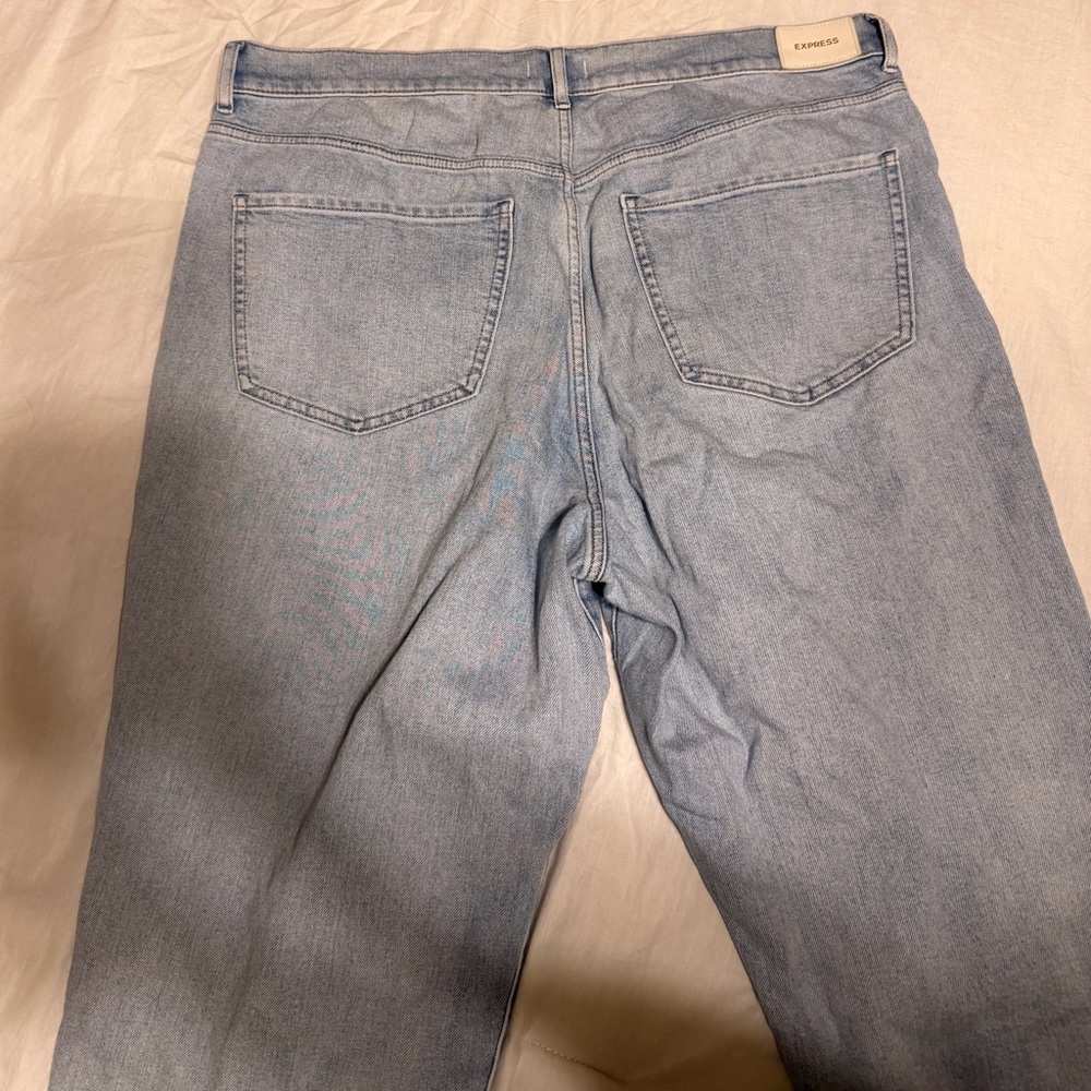 Express High Rise Mom Jeans - Picture 9 of 11